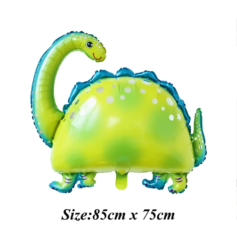 Brontosaurus 1 шт., тираннозавр, рапторы, трицератопс, динозавр Юрского периода, большой размер, воздушные шары для мальчиков на день рождения, декор для детского душа, гелиевые шары - Цвет: Brontosaurus