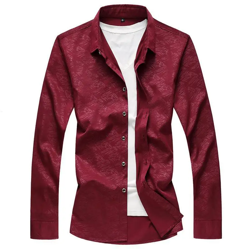 Для мужчин рубашка S Бизнес Рубашки домашние муж. 2018 Новое поступление известный