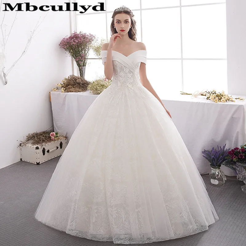 

Mbcully сексуальное 3d-цветочное бальное платье, свадебные платья 2023, официальное женское арабское платье, платье принцессы невесты с открытыми...