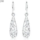 Акция LE018 милые женские Ретро сережки серебристого цвета Высокое качество модные классические ювелирные изделия амулеты Свадебные LE018