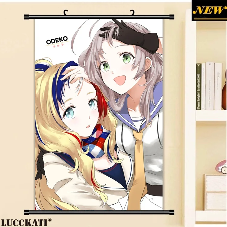 40x60 см пикантные флота Девушки Kantai Коллекция лоли cameltoe мультфильм аниме стены