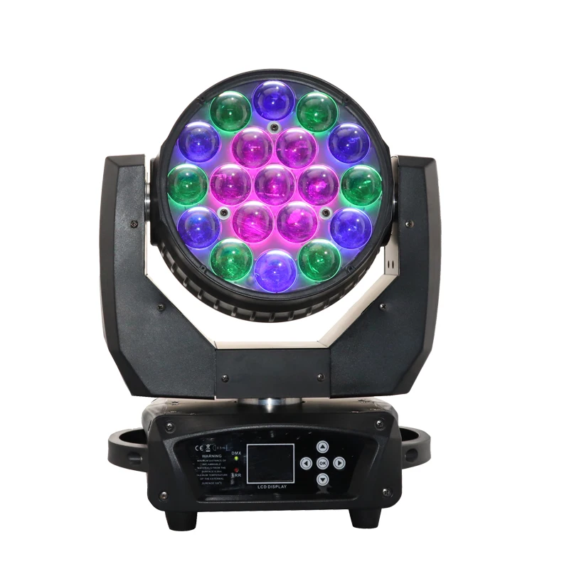 stage light equipment 19X15 zoom led movable head wash high brightness dj show lighting for club bar wedding concert | Лампы и