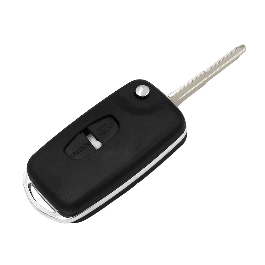 Modified 2 Button Folding Flip Remote Smart Car Key Shell Case Housing for Mitsubishi Outlander Warrior Shogun L200 Right Blade |