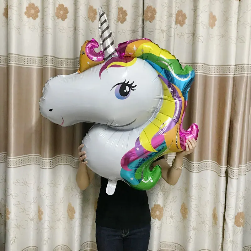 Large Green Unicorn Большой Гелиевый шар шампанского Кубок шары для свадьбы и дня рождения вечерние украшения взрослых детей баллоны Globos события вечерние принадлежности - Цвет: Large Green Unicorn