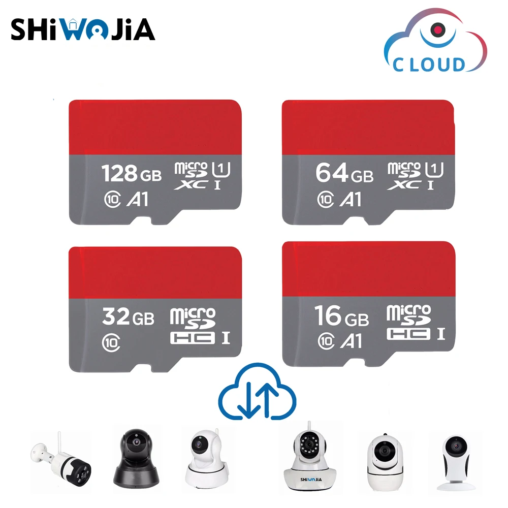SHIWOJIA INQMEGA Micro SD карты TF для Amazon облако хранения Wi Fi Cam Домашней Безопасности IP