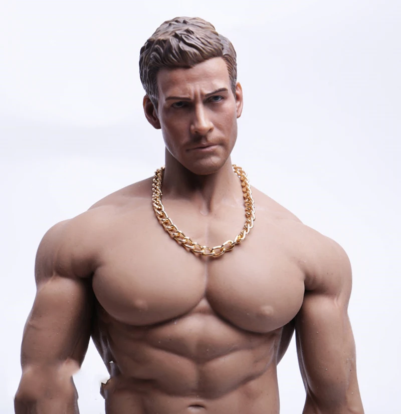 Мужские модели ожерелий 1/6 Scale кулон серебристого и золотого цвета для 12 дюймов