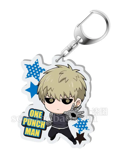 Аниме ONE PUNCH-MAN Saitama Genos thorous Tornado KING speed sonic брелок для косплея акриловая фигурка