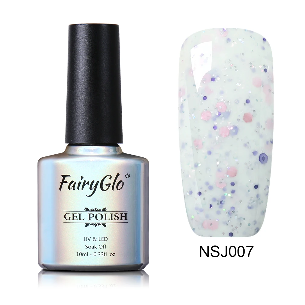 NSJ007 FairyGlo 10 мл гель для ногтей Chesse песок УФ гель лак для ногтей светодиодный штамповка Гибридный гель лак краска геллак Лаки Эмаль Гель для ногтей - Цвет: NSJ007