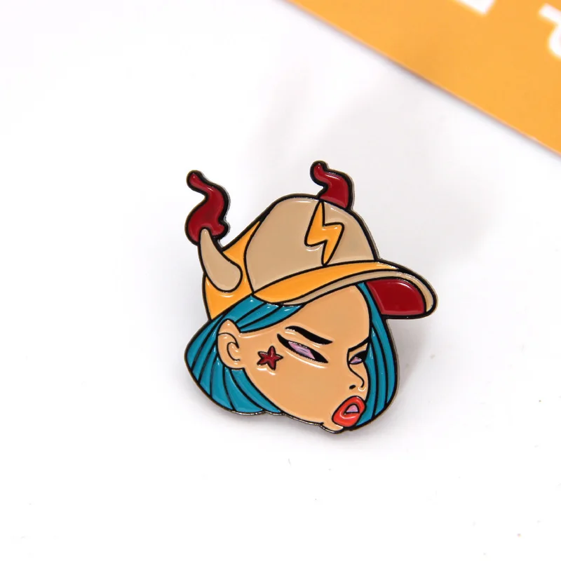 

10pcs lighting cartoon clown cartoon backpack clothes clothing cosplay diy decoration Enamel Lapel Brooches Pins badge accessory