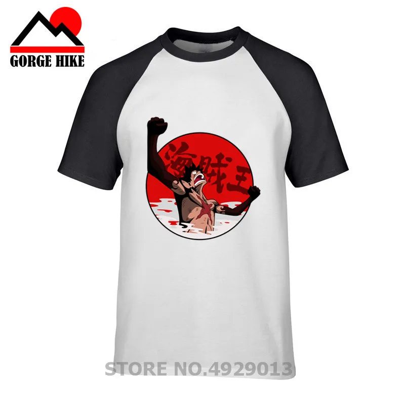 Мужская футболка с принтом в виде обезьяны японской манги Camisetas Mujer Verano