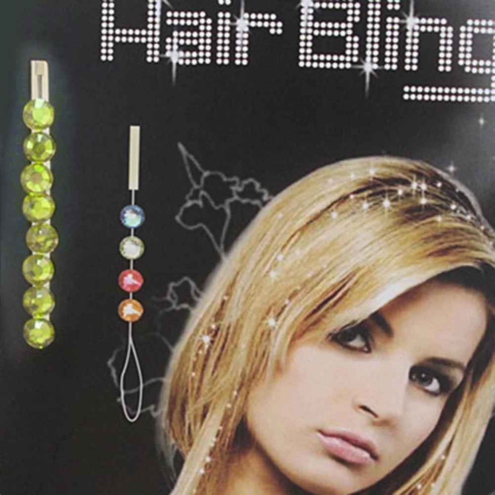 Новая мода женщин алмаз 8 кристаллов клип Вихрь спираль Bling шпилька для волос W/6 цветов