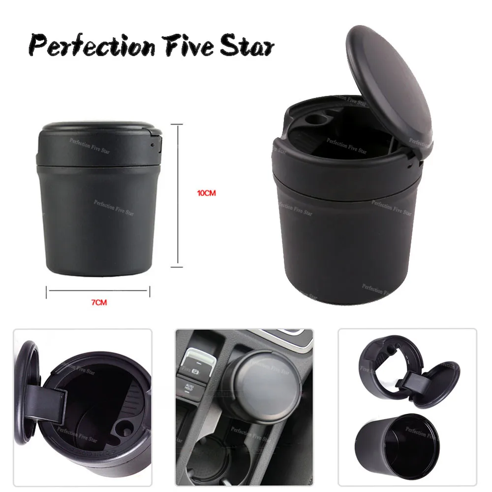 Черный интерьер пепельница Bin может для VW Golf 7 MK7 2013 5GG857961 5GG 857 961 5G0857961 5G0 857 961