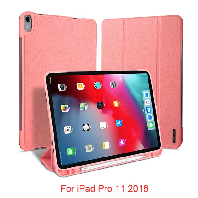 DUX DUCIS умный чехол из искусственной кожи для ipad Pro 12,9 11 чехол-подставка для ipad Pro 12,9 11 дюймов с карандашом - Цвет: For ipad pro 11
