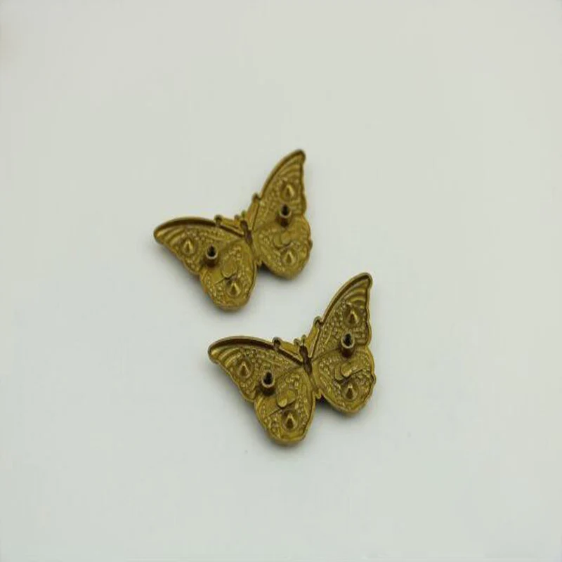 10pcs/lot luggage bag hardware accessories metal butterfly buckle decorated shoe adornment | Багаж и сумки