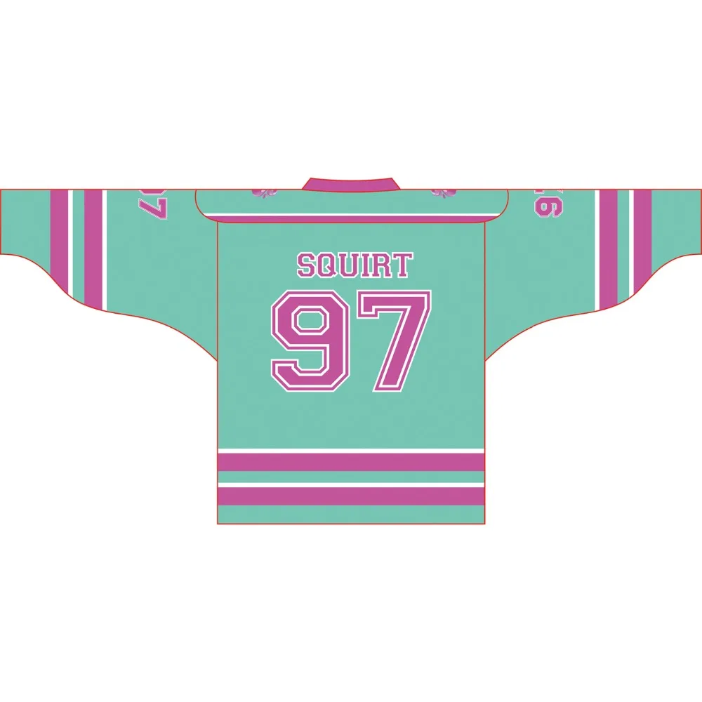 Футболка унисекс для хоккея американская зеленая футболка тренировок|hockey jersey|ice