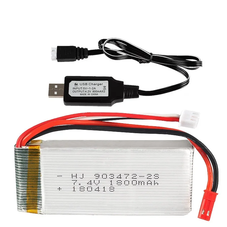 Ewellselling 7 4 V 1500mah 1800mah 20c литий полимерный аккумулятор для WLtoys L959 L969 L979 L202 L212 Машинки