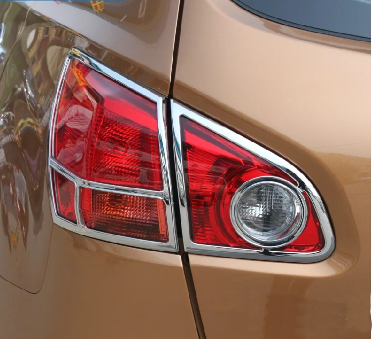 FOR Nissan Qashqai 2007 - 2010 Chrome Tail Light Covers Surrounds Trim Set | Автомобили и мотоциклы