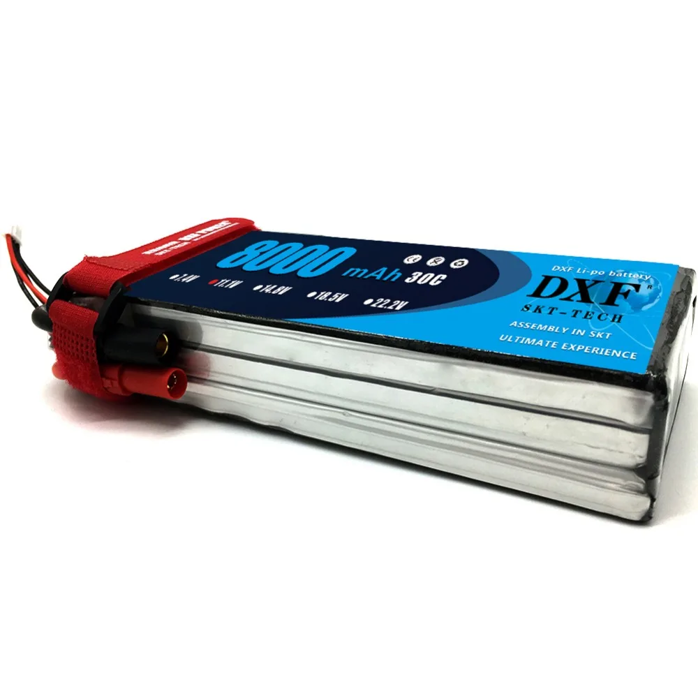 Аккумулятор DXF Lipo хорошего качества 11 1 В 3S 8000 мАч 30C 60C ру AKKU батарея для самолета