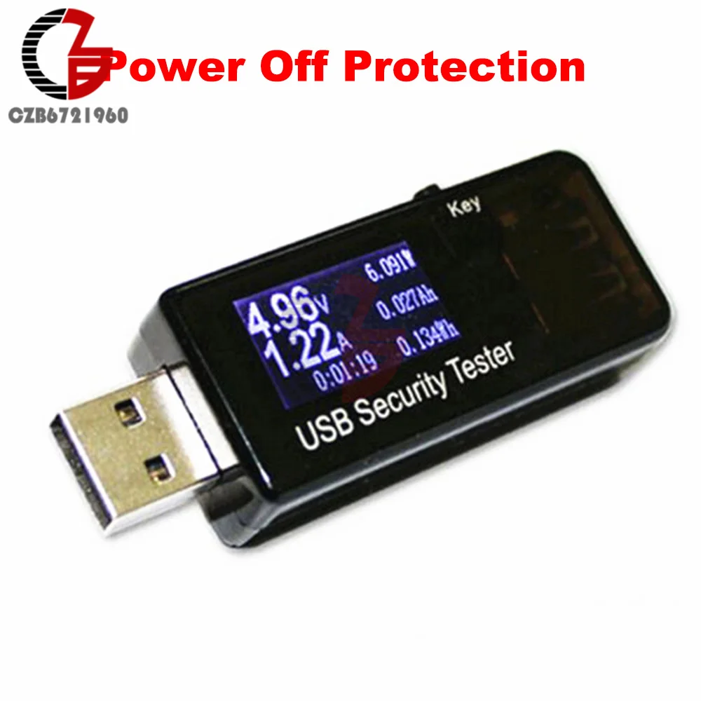 Power-off Protection 6 в 1 взаимный обмен данными между компьютером и периферийными устройствами тестер Зарядное устройство Доктор ЖК-дисплей цифровой вольтметр Амперметр Мощность Температура ток Напряжение метр Батарея Ёмкость детектор - Цвет: Power-off Protection