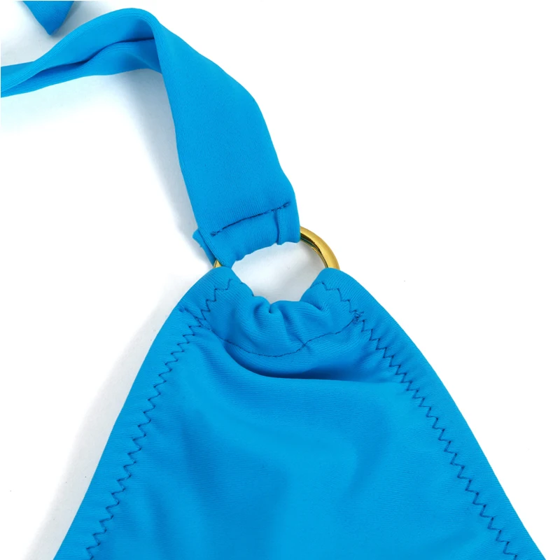 Женские Купальники Бикини плавки бикини с низкой талией ремешок цветом