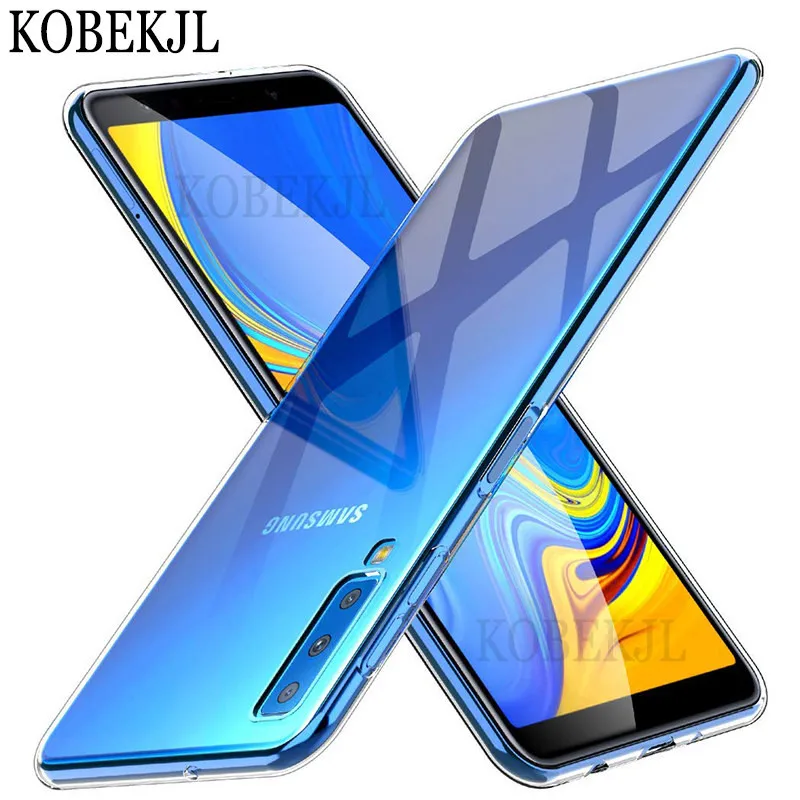 Для Samsung Galaxy A7 2018 Чехол чехол Мягкая силиконовая задняя крышка для телефона A750F A750