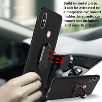 ultra slim case for xiaomi mi max 2 case luxury soft silicone magnet car holder protection cover for mi max 2 3 shockproof cases