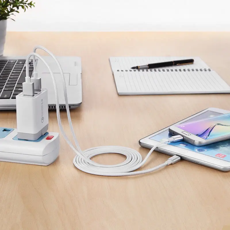 

10 PCS Travel 3A Quick Charger QC3.0 EU US UK Plug Wall 3 USB Ports For iPhone 7 8 X iPad Samsung S8 Huawei Xiaomi QC 3.0 30W