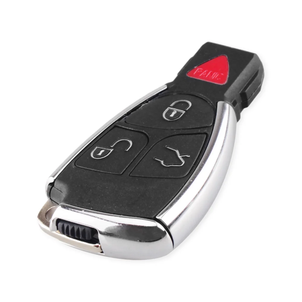 KEYYOU 4 кнопки новый стиль модифицированный чехол для ключей Fob Mercedes Benz CLS C E S 3 + 1