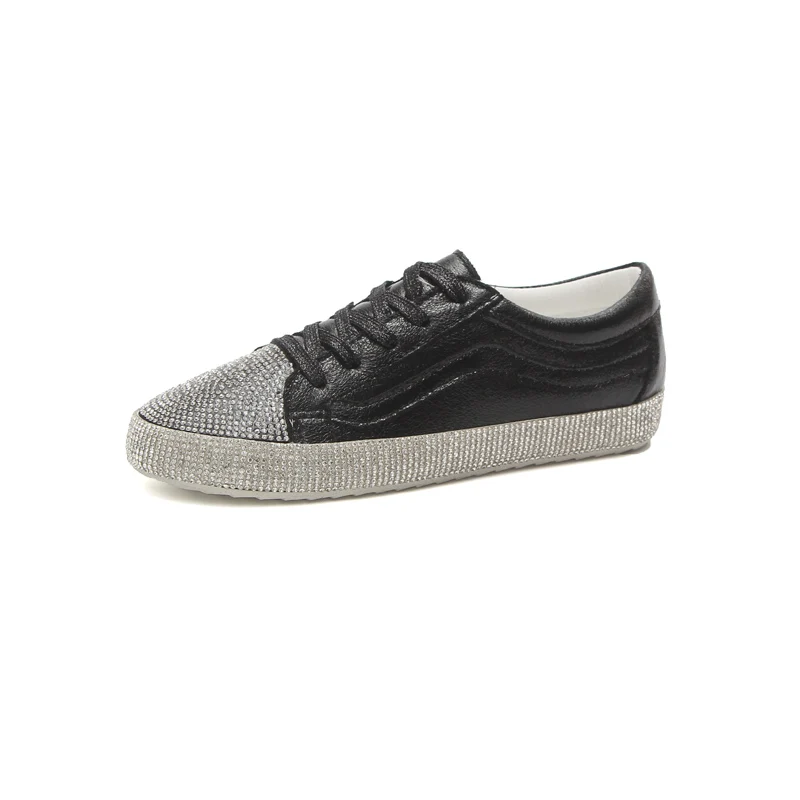 2019 New Spring Bling Casual Shoes Korean Fashion Styles With Round Toe Solid Comfortable XWD7549 | Обувь