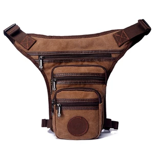 Водонепроницаемая холщовая поясная сумка для мужчин, забавная Повседневная дорожная Сумочка для мотоциклистов, 4 цвета