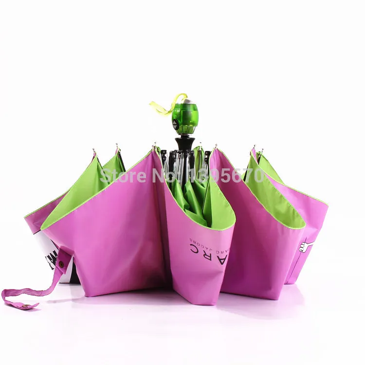 Cartoon Umbrella Ugly baby cool new automatic umbrella UV three folding umbrellas | Дом и сад