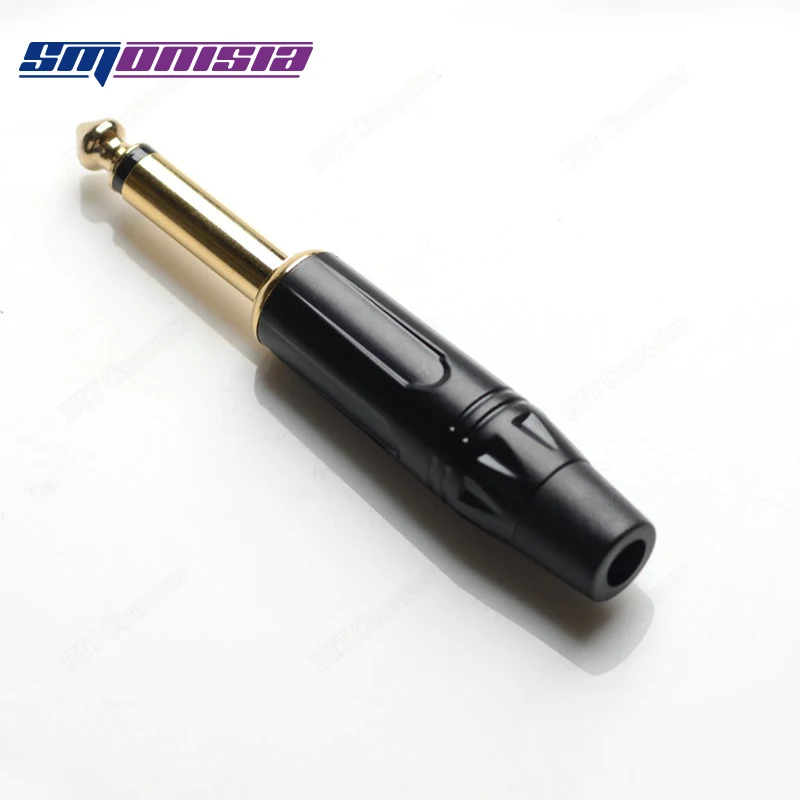 10 шт. 1000 штекер для микрофонной аудиоконсоли TS 6 35 5|plug connector|plug 6.35plug audio |