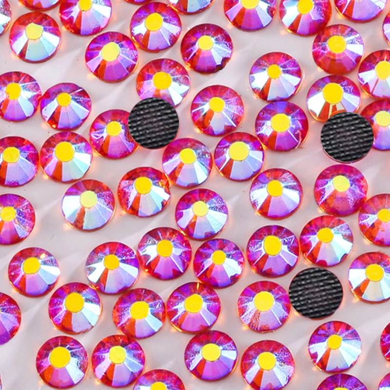 Polaris SS6-SS30 Machine Cut Pink Hyacinth AB Strass DMC Hotfix Rhinestone For DIY Garment Dress Rhinestones Accessories | Дом и сад