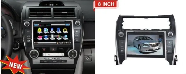 8 &quotавтомобильный DVD GPS плеер для Toyota Camry 2012 Версия США с 3G PIP двойная зона