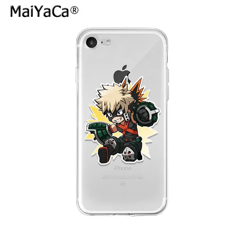 MaiYaCa My Hero Academia TPU Soft Phone Cover for Apple iPhone 8 7 6 6S Plus X XS MAX 5 5S SE XR Mobile Cases | Мобильные телефоны