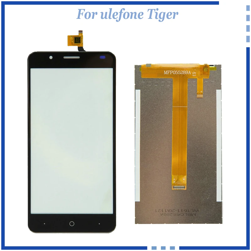 Для Ulefone Tiger ЖК дисплей сенсорный экран дигитайзер Запасные части 5 дюймов Сотовый