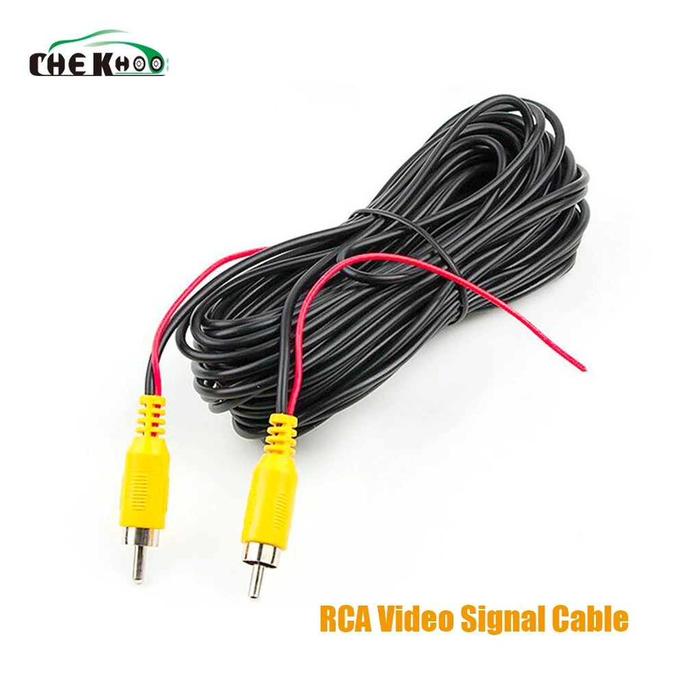 1 шт. 6 м автомобильный RCA задний вид автомобиля парковочная камера видео кабель