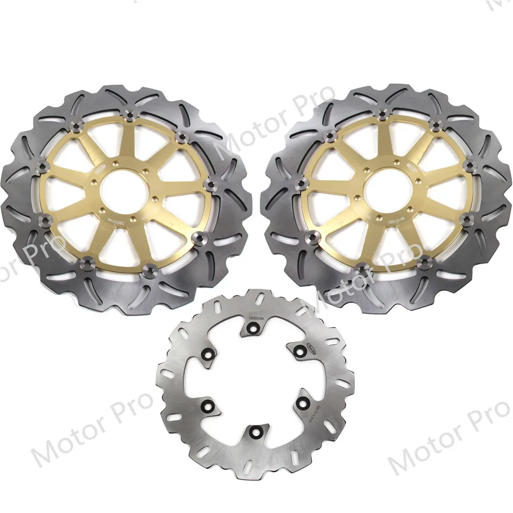 

For Yamaha YZF 750 SP 1993 - 1997 Front Rear Brake Disc Disk Rotor Kit Motorcycle YZF750SP YZF750 750SP 1994 1995 1996 R GOLD