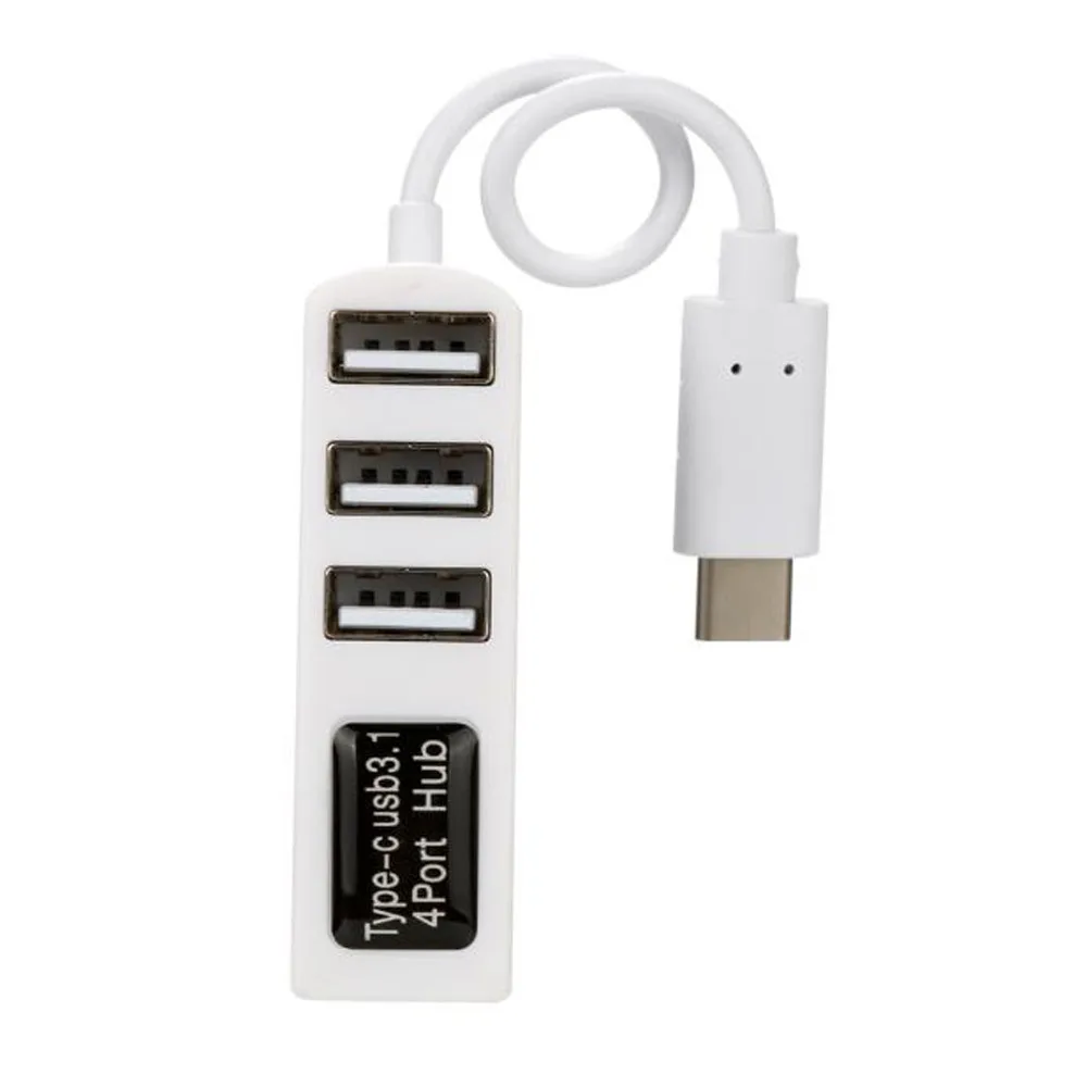 Тип с разъемами типа C и 4-Порты и разъёмы USB 3,0 док-станция USB 3,1 адаптер для MacBook Pro() 6J16 Прямая