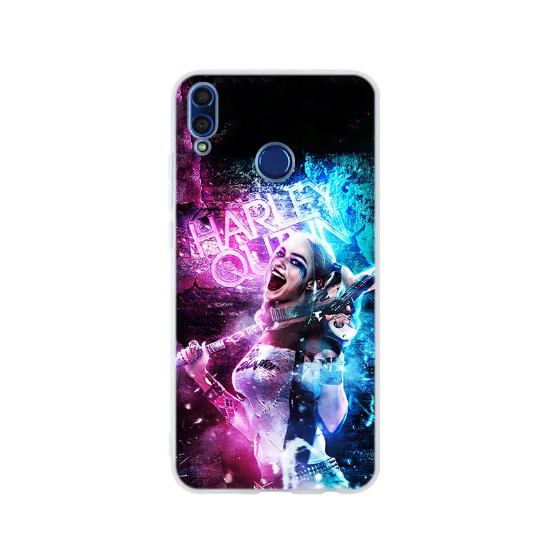 pattern 07 Джокер и Харли Квинн силиконовый чехол для телефона huawei Honor 9 10 Lite 6X 7X 8X Max 7A 8A 8C 20 PLAY 9x - Цвет: pattern 07