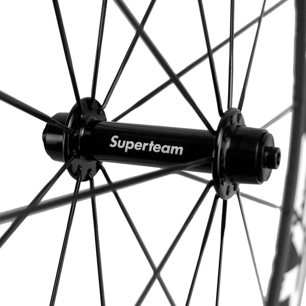 SUPERTEAM 700C 50 мм клинчер/комплект трубчатых колес 3 K матовый R13 ступицы Углеродные дорожные колеса Базальтовые тормозные линии
