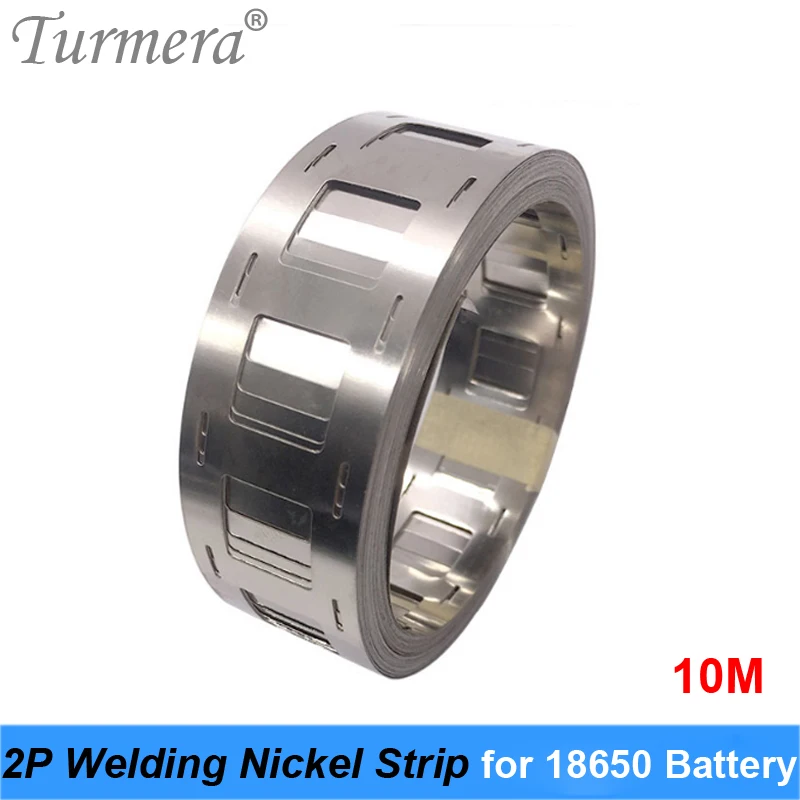 

1 Roll 10m 2P 18650 Li-ion Battery Nickel Sheet Plate Nickel Plated Steel Belt Strip Connector spot welding machine Battery