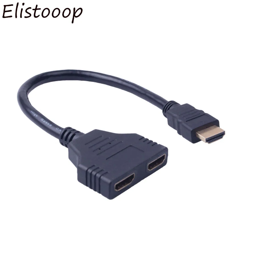 1080P HDMI порт кабель разветвитель 1 папа на двойной 2 Женский Y сплиттер адаптер в HD LED