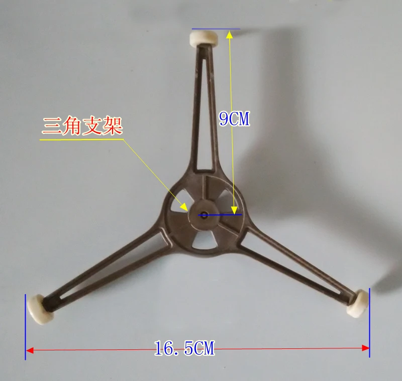 Free Shipping Microwave Oven Brown Plastic Triangle Shaped Tray Support Galanz Parts for 24.5cm Flat Glass Plate |