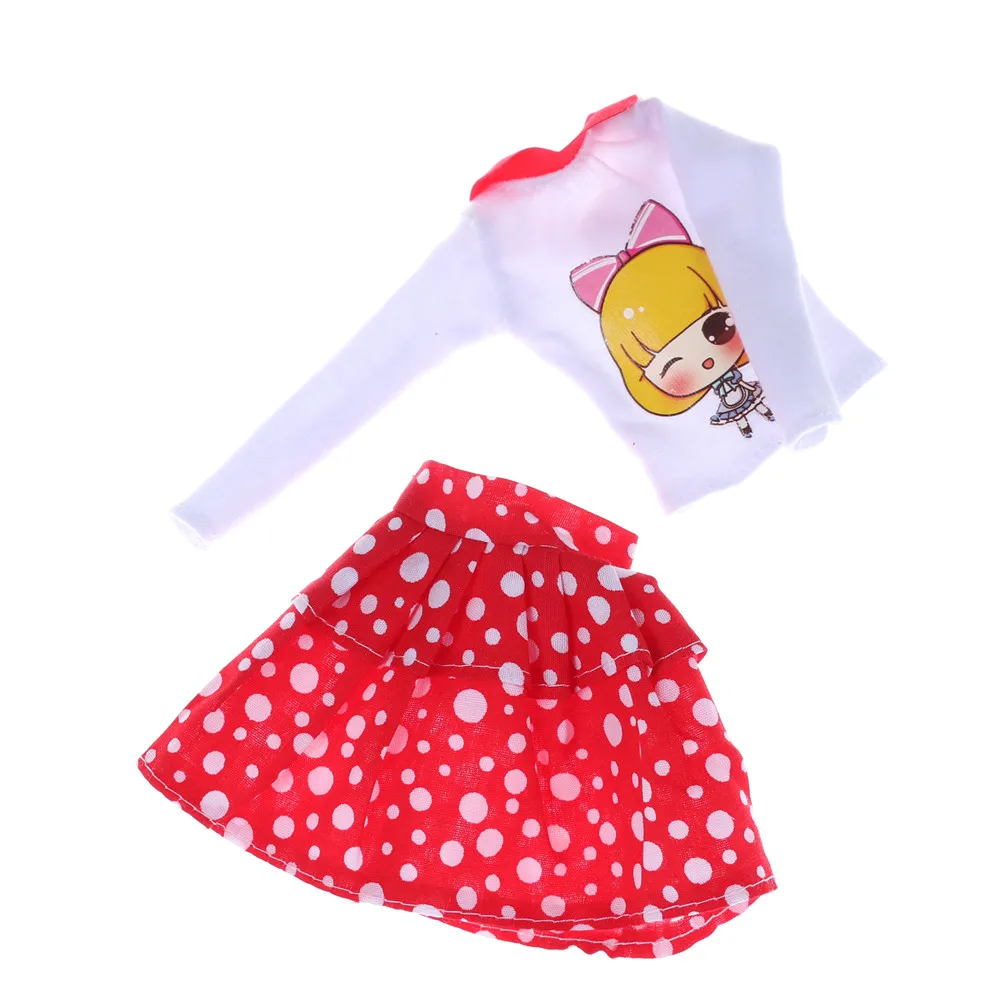 Модное нарядное платье для девочек юбка в белый горошек красивая одежда лучший