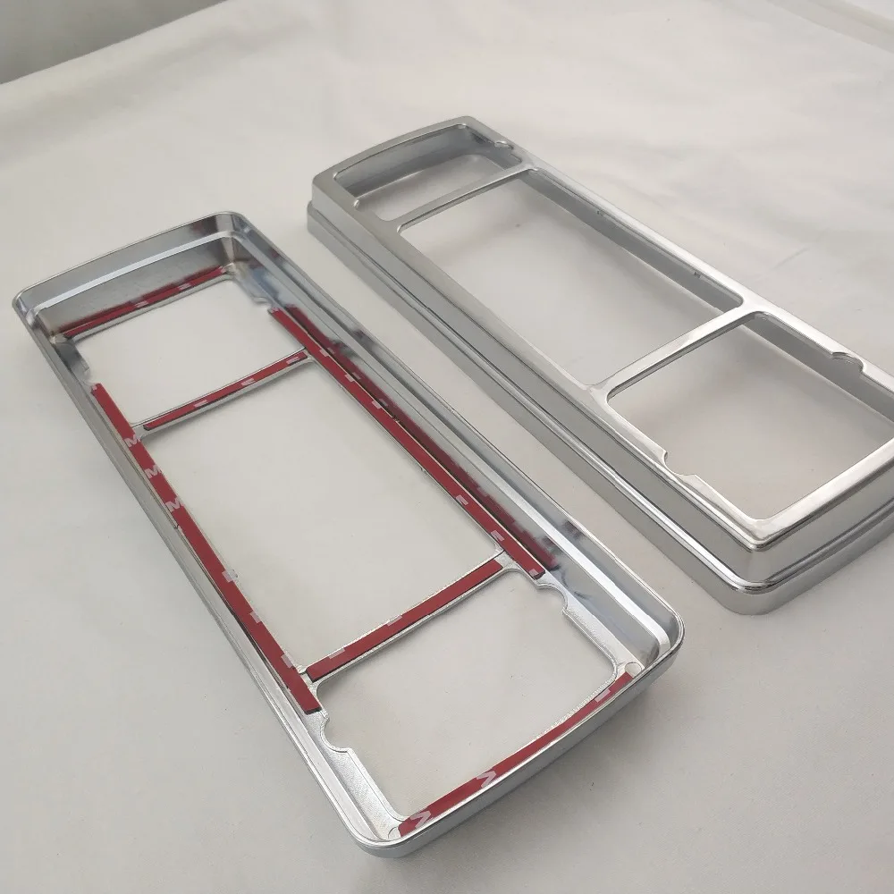 

For Toyota Pickup Land Cruiser FJ70 FJ79 ABS Chrome accessories plated Rear Light Lamp Cover Trim Tail Light Cover 2pcs