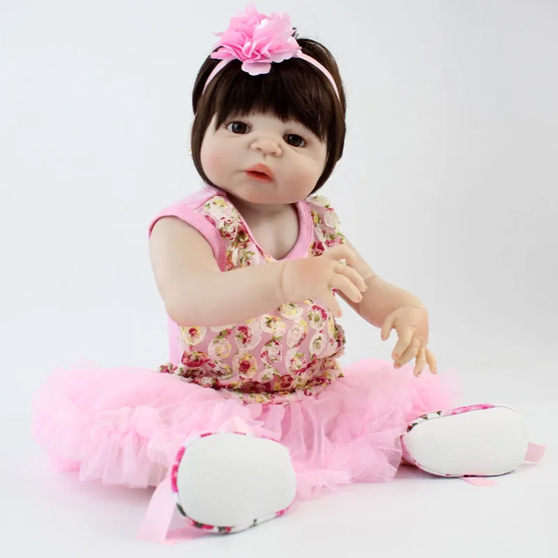 Реалистичная силиконовая кукла реборн BZDOLL младенец Водонепроницаемая 22