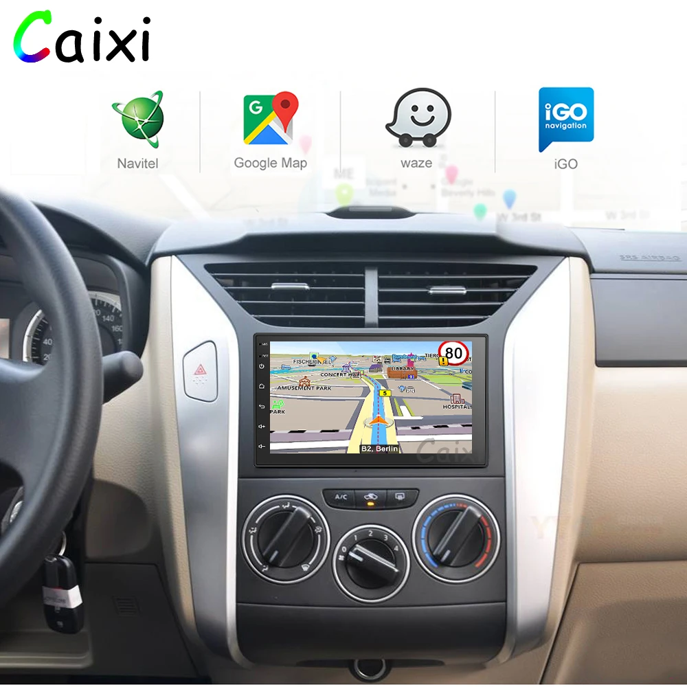 Автомобильный Android 8,1 2 Din Автомобильный Радио универсальный автомобильный стерео Мультимедийный видео плеер gps карта для toyota Nissan Volkswagen hyundai Kia