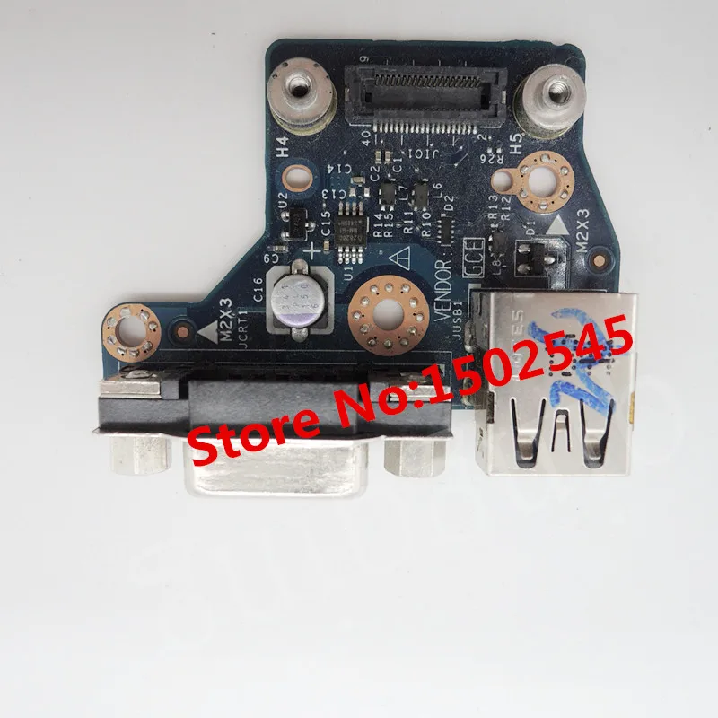 Бесплатная доставка оригинальный ноутбук USB интерфейс плата для DELL E6440 VGA LS 9938P