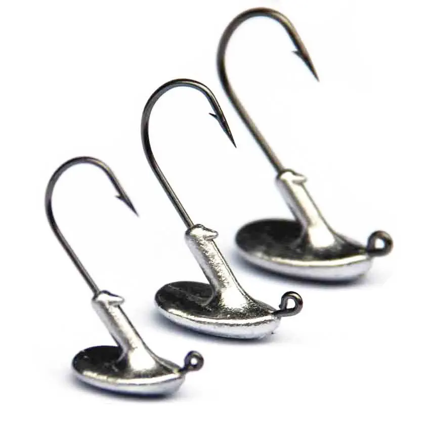 10PCS/Lot 3.5g 5g 7g 10g 14g Tumbler Head Hook Jig Bait Fishing Hook For Soft Lure Fishing Tackle fishing tackle accessorie